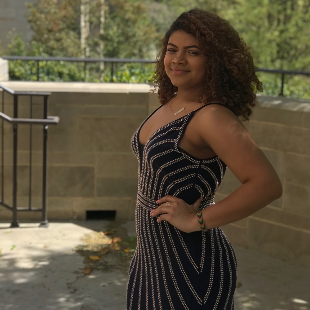 Elegant gown for prom or any formal occasion.